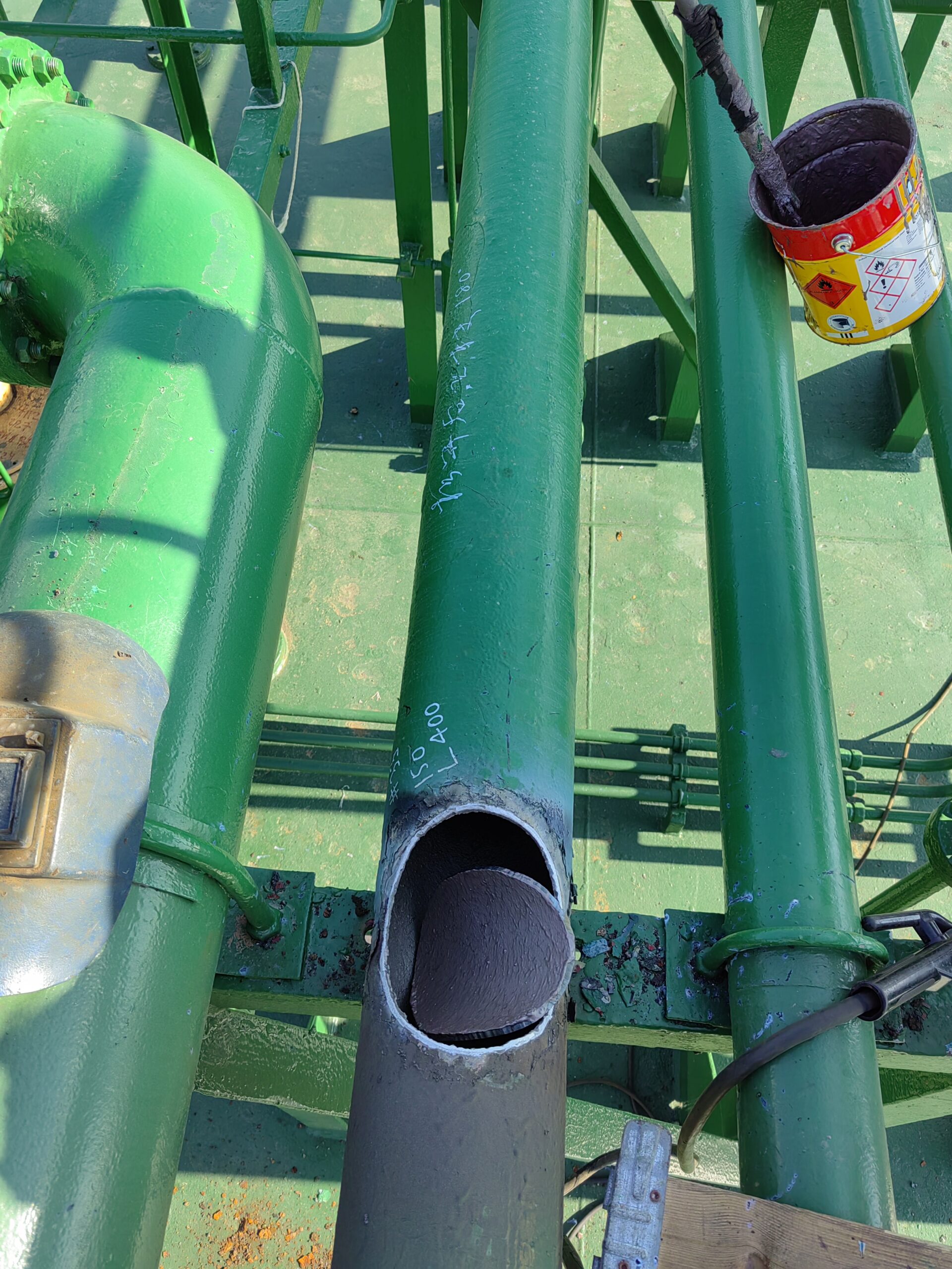 DN200 Foam fire water pipe DN150 Cargo Oil Tank Cleaning Pipes_20250729_091615