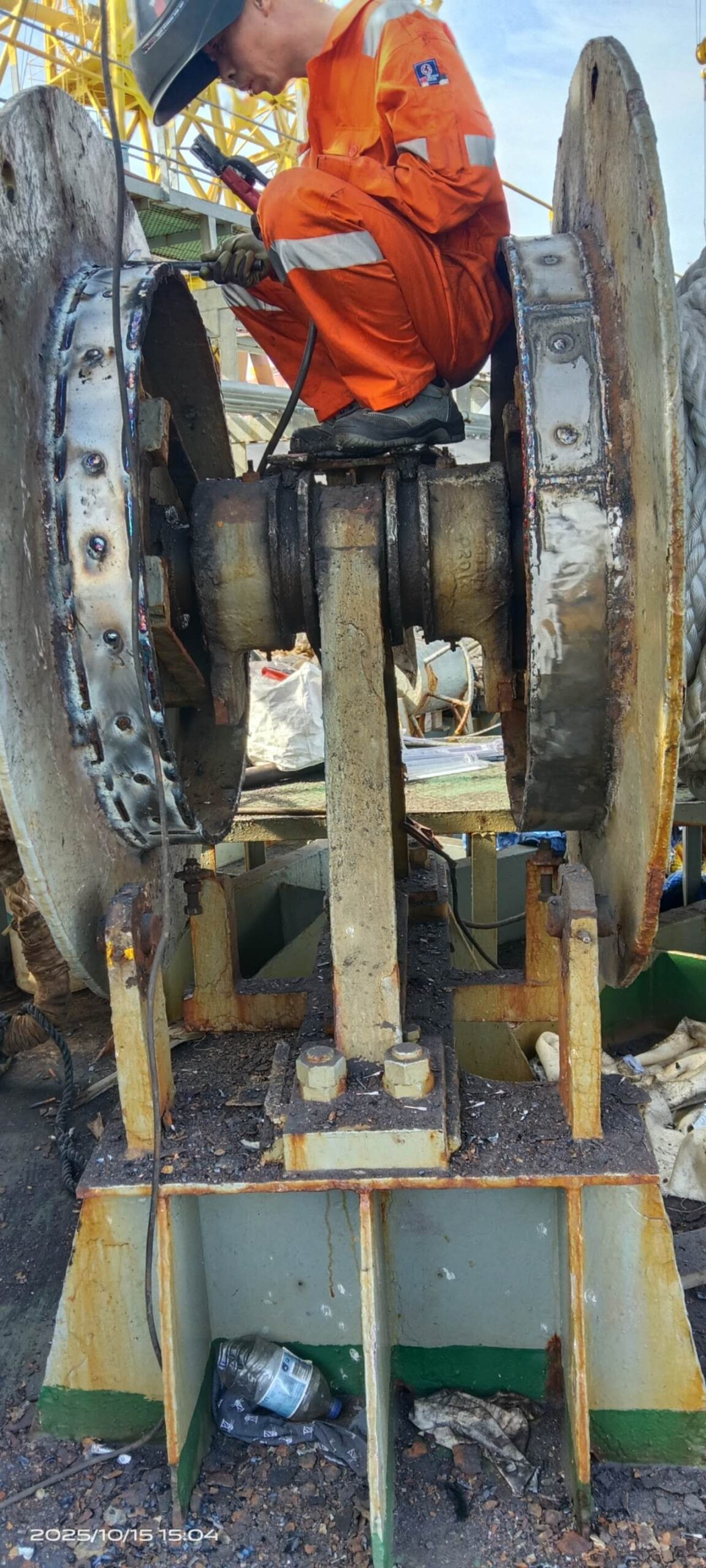 Mooring Winch Brake Band replaced 3 -202510220137