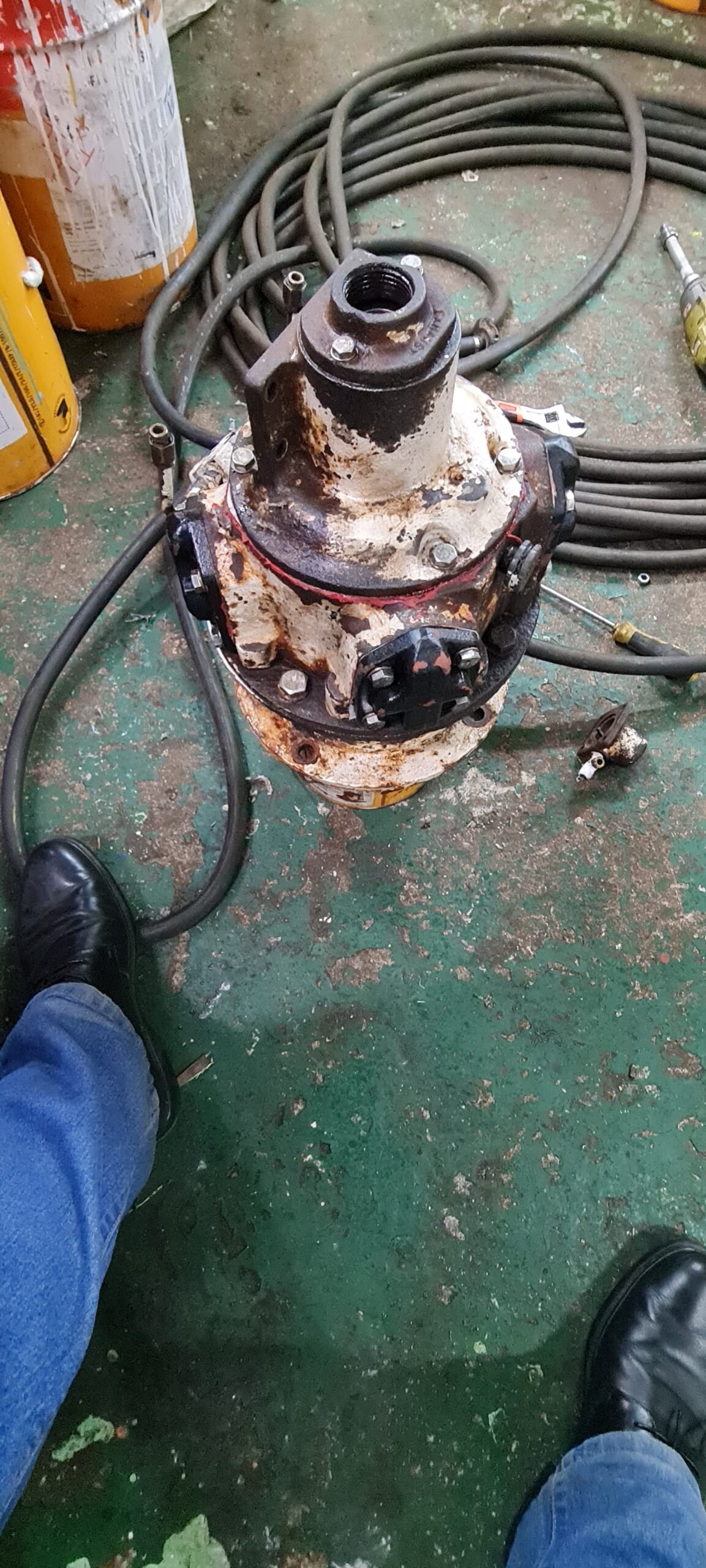 Provision Davit Air Motor Repaired 3