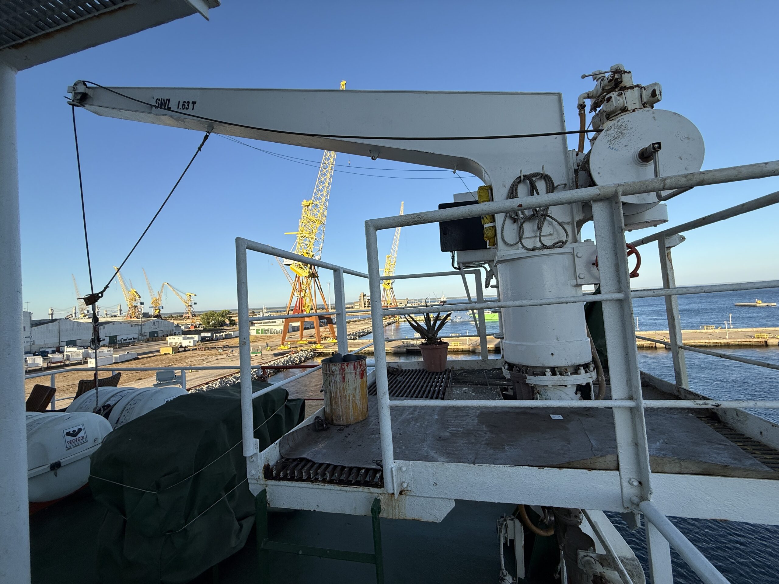 Provision Davit Air Motor Repaired 6