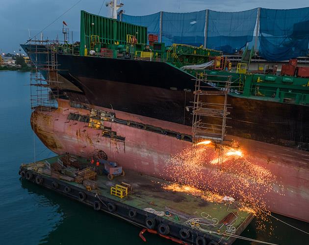 hull steel plating repair 12