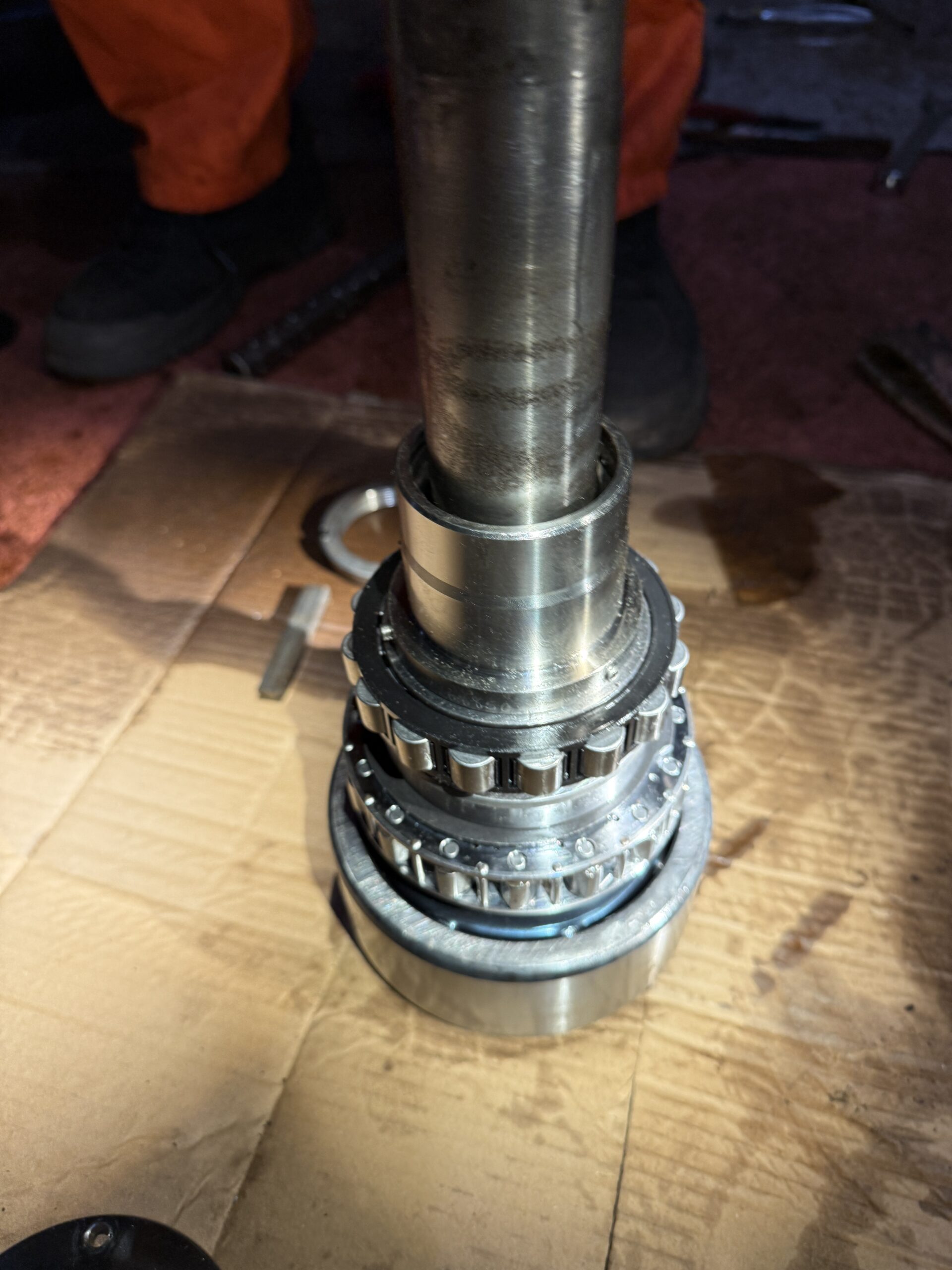 hyd. cargo oil pump repaired 5