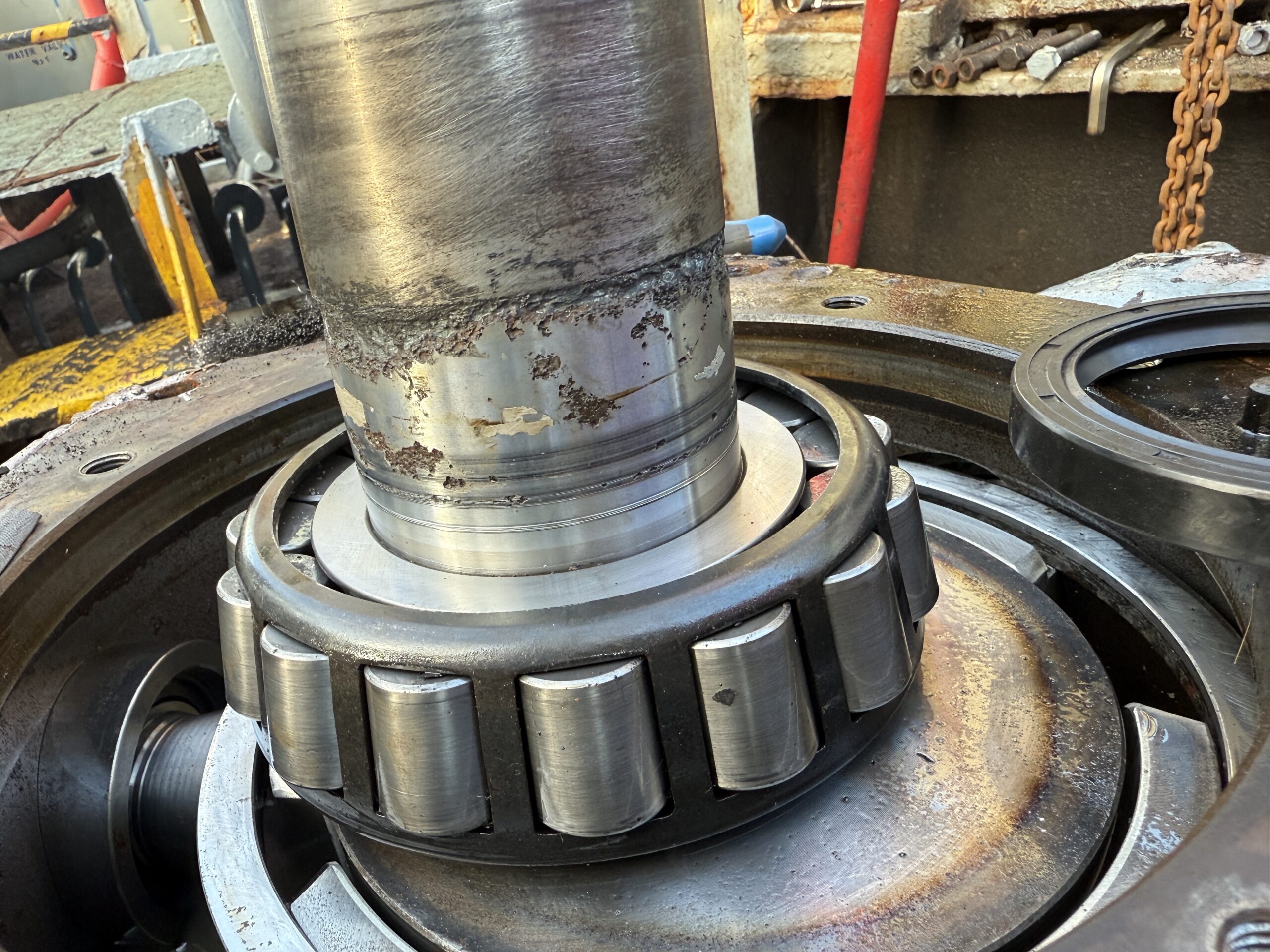 hyd. motor for Windlass repaired 6