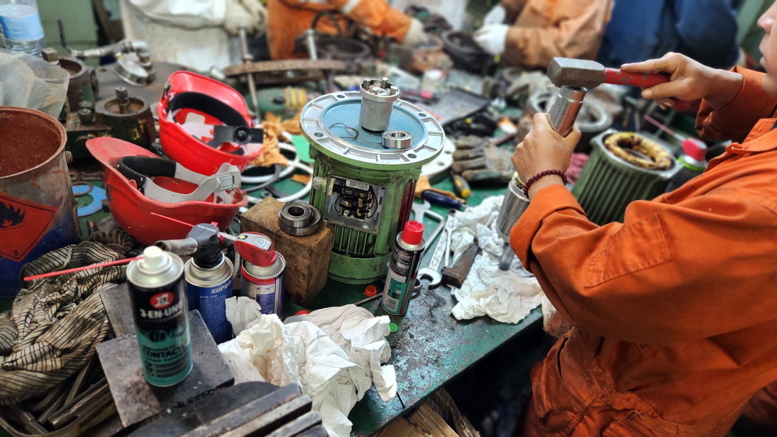 hydraulic control pump station repair 1