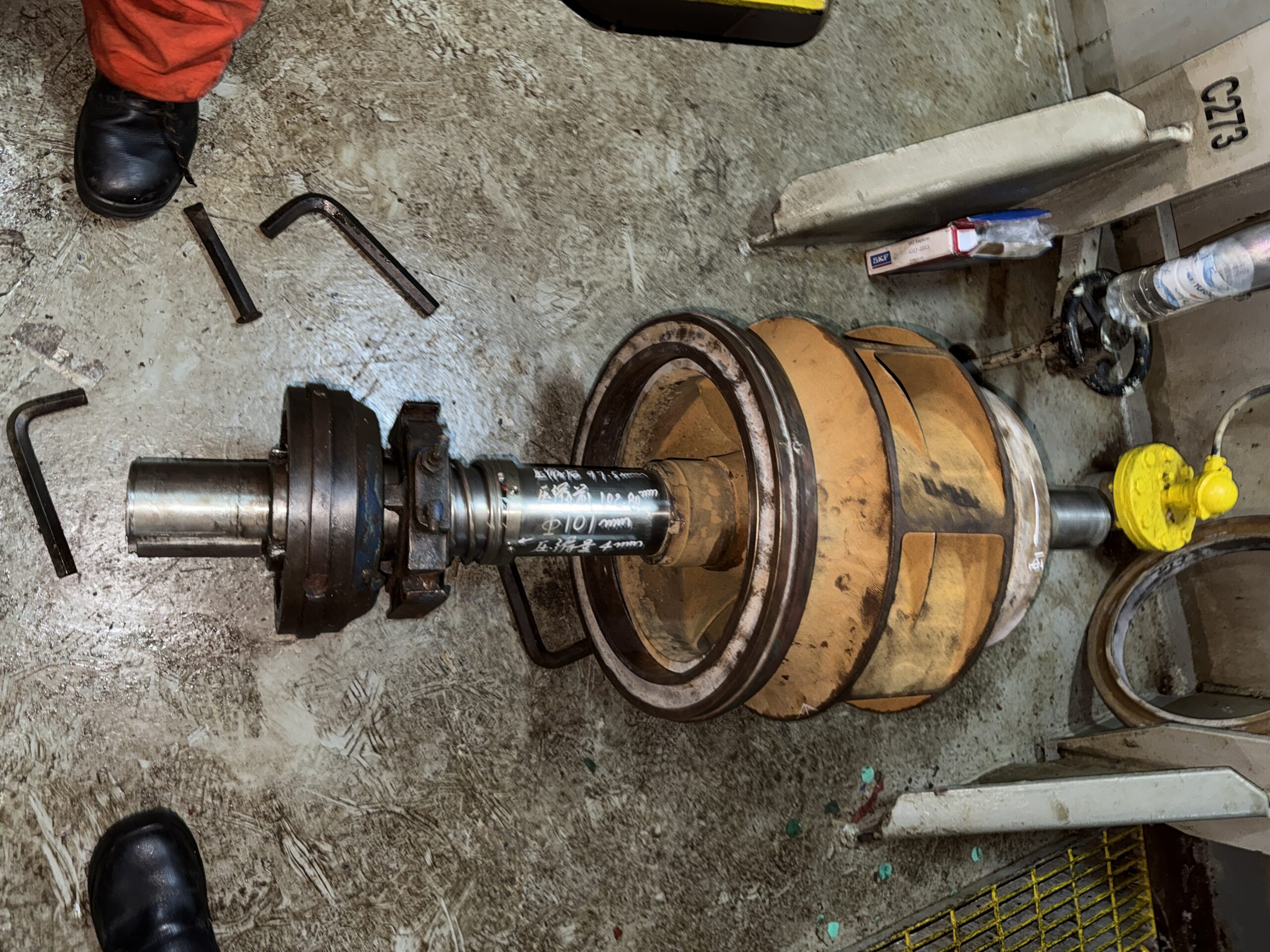 steam ballast water pump overhauled_5