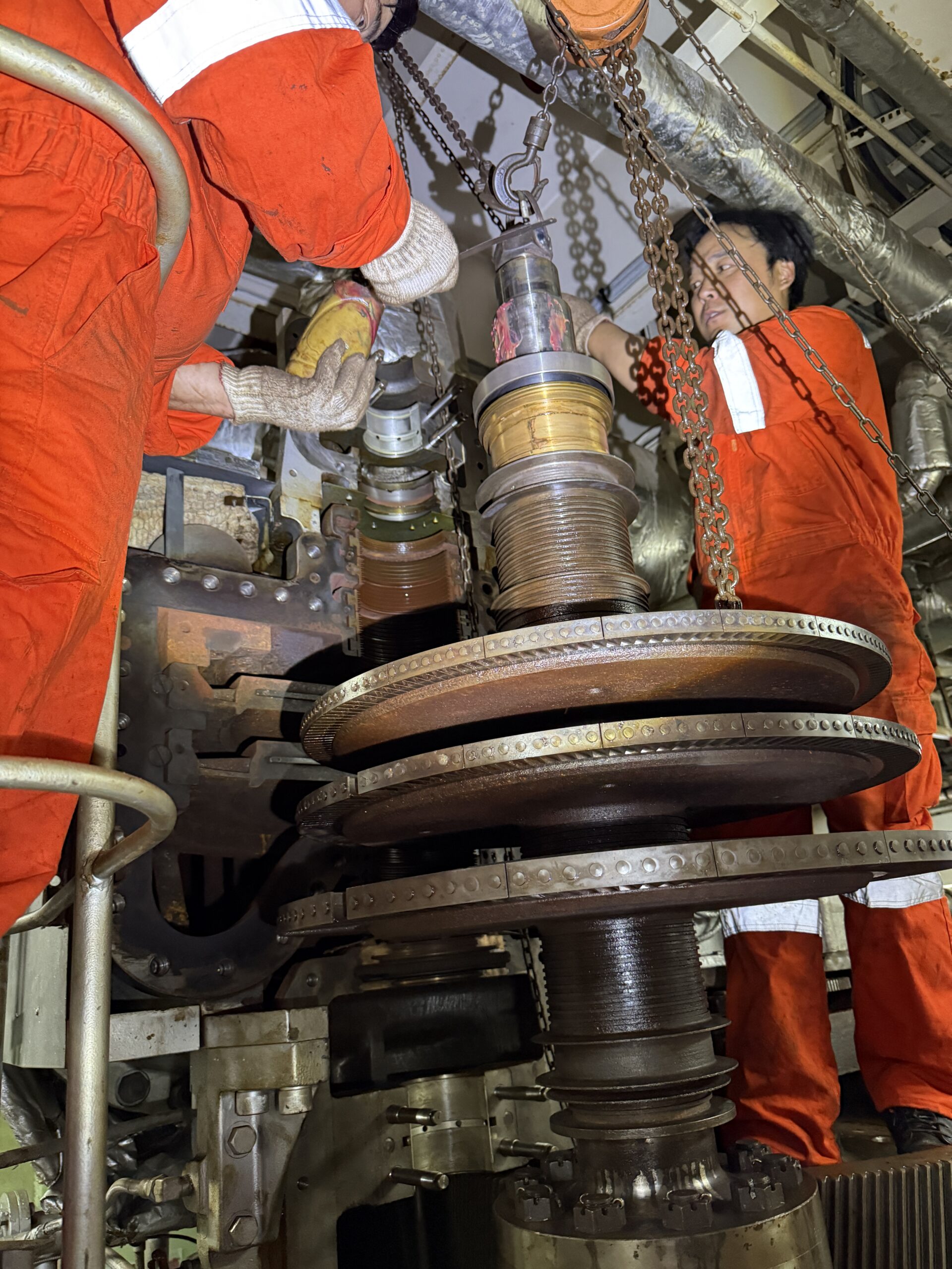 steam cargo oil pump overhauled 7